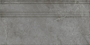 Kerama Marazzi FME031R Плинтус Риальто серый тёмный глянцевый обрезной 20x40x1,6
