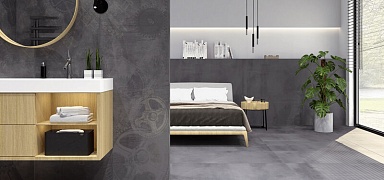 Керамогранит GIGA-Line Detroit 643 Iron black R10 1200x600x6