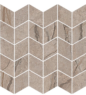 Kerama Marazzi KMD2MSM014BR Декор Ифран мозаичный бежевый светлый глянцевый обрезной 30x31,2x0,9