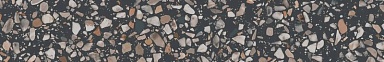 Подступенник Kerama Marazzi KM6060G0021RALT Подступенок Бричиола чёрный матовый обрезной 60x10,7x0,9