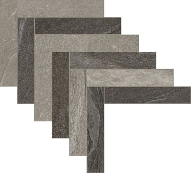 Декор Cerim 776741 Woodslate Life Arrow Mix 2 Storm/Bark 44,8x69,5