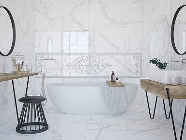 Керамогранит Sinfonia Classic-M White 60*60