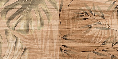 Плитка Laparet 08-01-15-2454 Organic коричневый узор 20х40