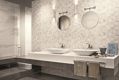 Керамогранит Impronta WE01EAM White Experience Apuano Listello Mix Sq. 20x120