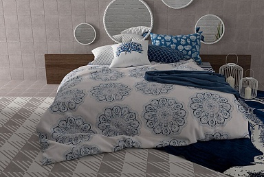 Декор Wow Boreal Dash Decor White Blue 18.5x18.5