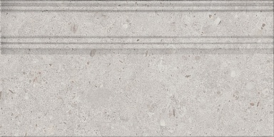 Kerama Marazzi FME015R Плинтус Риккарди серый светлый матовый обрезной 20x40