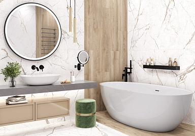Керамогранит Alma Ceramica GFU6060RKL07R Rock Line матовый карвинг 600x600x9