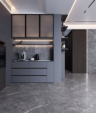 Керамогранит Arcadia Ceramica CR6001-A Esperia Grigio Carving 60x60