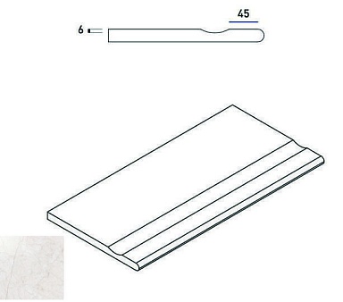Бордюр Italon 620090000274 PURE BORDO SVASATO ROUND 30x60