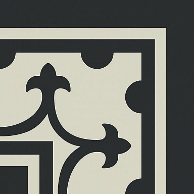 Декор Ribesalbes PT02470 PASION NEGRO ESQUINA 20x20