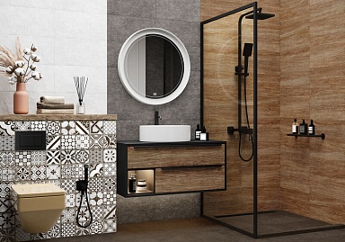 Плитка Alma Ceramica TWU2550BOH70 Boho рельефная 249x500x8