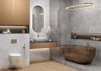 Керамогранит New Trend 60120TER11P Terra Beige полированный 600x1200x7