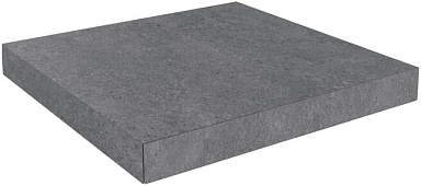 Kerama Marazzi DL501100R/GCA Фондамента ступень угловая клееная пепельный 33х33