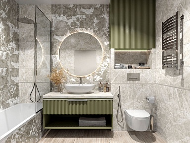 Керамогранит Global Tile GT210VG Action Серый 30x60
