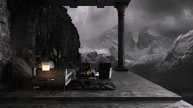 Керамогранит Prime Ceramics Rock Anthracite 60x120