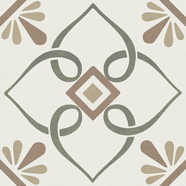 Керамогранит Harmony 37790 Provenza Green Petals/22,3 22,3x22,3