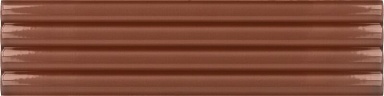 Плитка Equipe 28495 Costa Nova Onda Terra Glossy 5x20