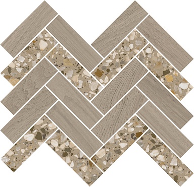 Мозаика Kerama Marazzi T042/SG5269 Монтиони мозаичный коричневый светлый 34x35,5