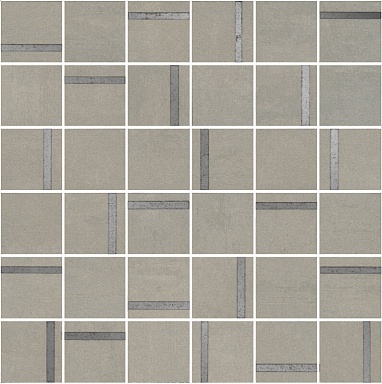 Kerama Marazzi SG640120/MM Декор Гварди 2 мозаичный серый светлый матовый обрезной 30x30x0,9