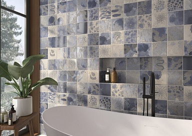 Керамогранит Cifre Core Blue Brillo 15x15