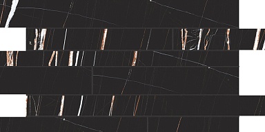 Декор Casa Dolce Casa 756697 Stones 2.0 Sahara Noir Mat Modulo Listello SF 30x60