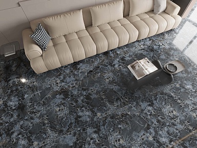 Керамогранит Basconi Home BHW-0043 Night Jade full body polished (gold) 60x120