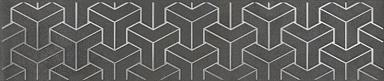 Kerama Marazzi AD/D569/6400 Бордюр Ломбардиа антрацит 25*5.4