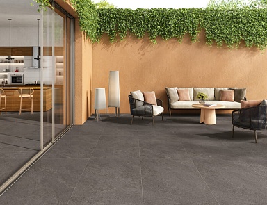 Керамогранит Colortile Petra Nero Duragrip 120x60