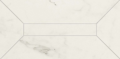 Декор Marazzi Italy MMR6 Allmarble Altissimo Listone 3D Lux 15х30