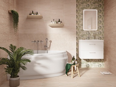 Плитка Cersanit BNG111D Botanica коричневый 20x44