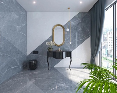 Керамогранит Usak Seramik Swindon Black Polished 60x120