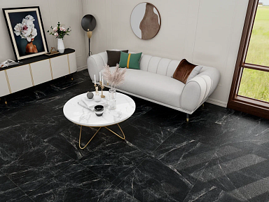 Керамогранит Bluezone Worner Black sugar lapp. 60x60
