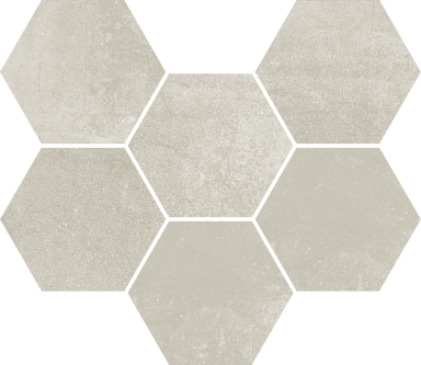 Coliseumgres 620110000172 Экспо Уайт Мозаика Гексагон 25x29