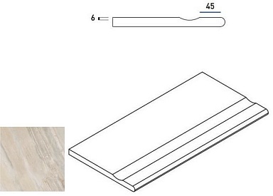 Бордюр Italon 620090000198 WHITE BORDO SVASATO ROUND 30x60