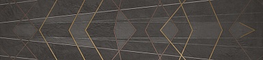 Декор Apavisa Equinox Anthracite Diamond Decor 6mm 59.55x260