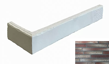 Клинкерная плитка Terramatic Forta Bordo Riegel 4304 R (Y) угловая 400x40x14