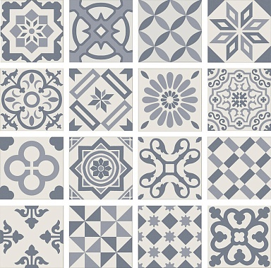 Декор Ribesalbes PT01950 ANTIGUA DECOR AZUL 20X20