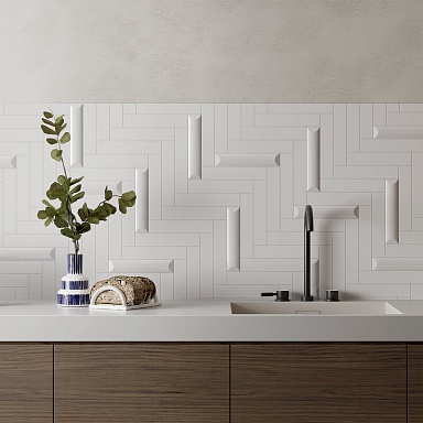 Плитка Ava Ceramica 192104 Up Cuscino Bone Matte 25x5