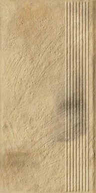 Ступень Paradyz Eremite Sand Stopnica Prosta Struktura Mat 30x60
