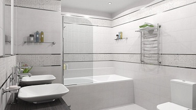 Laparet Бордюр металлический серебро глянцевое 2,9х60