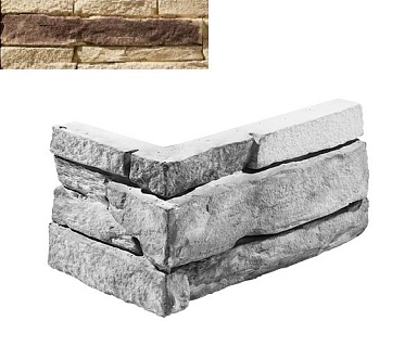 Искусственный камень Leonardo Stone Угловой элемент Шампань 065 20/10x10x3