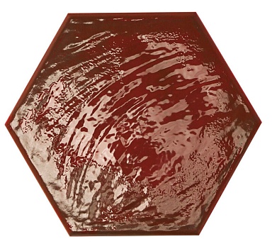 Керамогранит Prissmacer Rain Bordeaux Hex 19.8x22.8