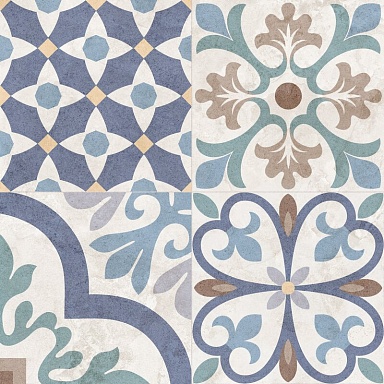 Керамогранит Global Tile GT235VG Topaz Синий матовый 41,2x41,2