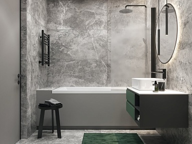 Керамогранит Cersanit 17125 Grigio Nuovalato серый ректификат 60x120