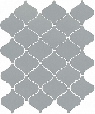 Плитка Kerama Marazzi 65012 Арабески глянцевый серый 26x30