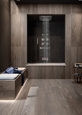 Керамогранит Casalgrande Padana Country Marrone 25x151