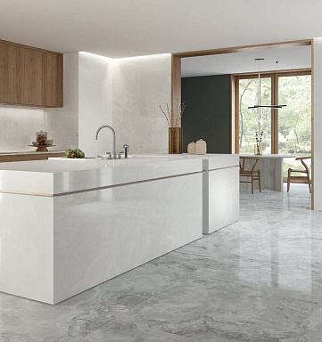 Керамогранит STN Ceramica Scarlet Soft Ivory Polished Rect 6mm 120x280