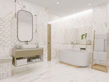 Azori 589002003 Декор Apulia Oro Hexagone 31,5х63