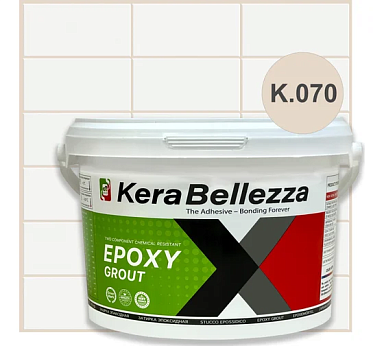 Смеси и затирки Kerabellezza Эпоксидная затирка Design К.070 0,33 кг