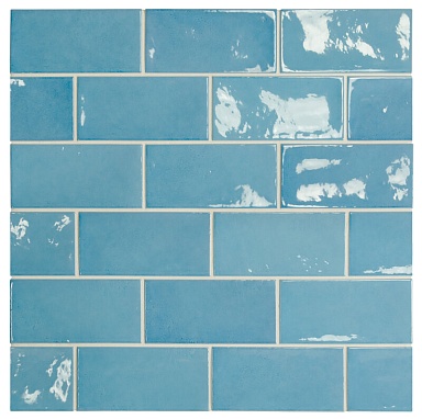 Плитка Equipe 25629 Azure Blue 6.5x13.2